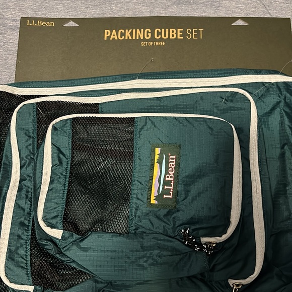 L.L. Bean Packing Cube and Zip Pouch Set - Picture 2 of 5